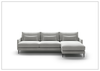 Luonto Liam Fabric Sofa Sectional With Reversible Chaise In Gray-Jennihome