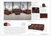 Hydeline Belfast Leather Sofa With Nail-Head Finish