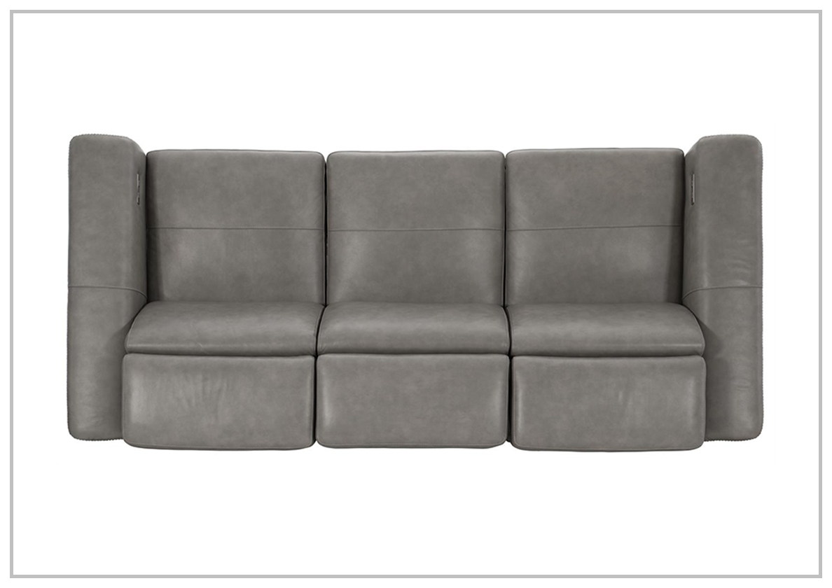 Lioni Leather Power Motion Sofa by Bernhardt