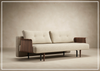 Innovation Living Recast Dark Styletto Fabric Sleeper Sofa-Jennihome