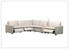 Klaussner Roma 6-Piece Leather Power Reclining Sectional Sofa in Beige-Jennihome