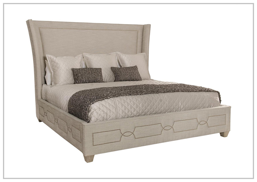 Bernhardt Criteria Shelter King Bed Upholstered Headboard + Footboard