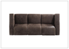 Bernhardt Arrezio Light Brown Leather Power Motion Sofa