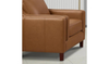 Hydeline Bella Leather Chair with Cushioned Backrest