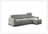 Luonto Elliot Fabric King or Queen Sectional Sofa Sleeper With Reversible Chaise-Jennihome