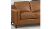 Hydeline Bella 3-Seater Stationary Leather Sofa with Track Arms