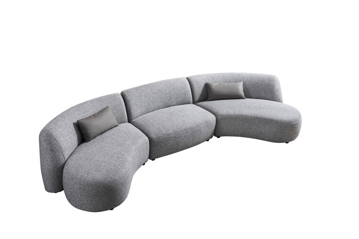 Dovelle Curved Modular Sectional Sofa | Contemporary Design | Gio Italia-Jennihome