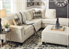 Gio Italia Abigail Queen L-shaped Fabric Sectional Sleeper with Chaise-Jennihome