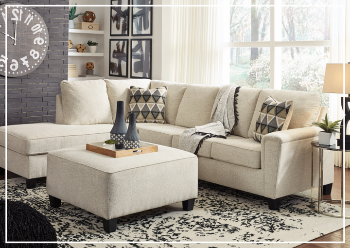 Gio Italia Abigail Queen L-shaped Fabric Sectional Sleeper with Chaise-Jennihome
