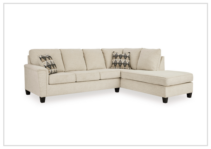 Gio Italia Abigail Queen L-shaped Fabric Sectional Sleeper with Chaise-Jennihome