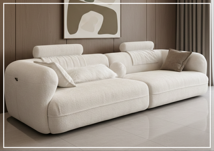 Accordis Perry | Fabric Sofa | Curved Arm | Klaussner-Jennihome