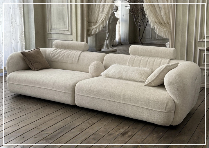 Accordis Perry | Fabric Sofa | Curved Arm | Klaussner-Jennihome