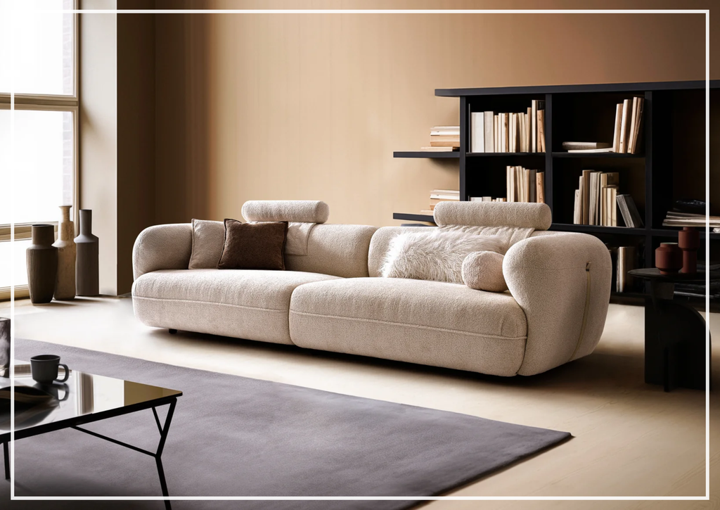 Accordis Perry | Fabric Sofa | Curved Arm | Klaussner-Jennihome