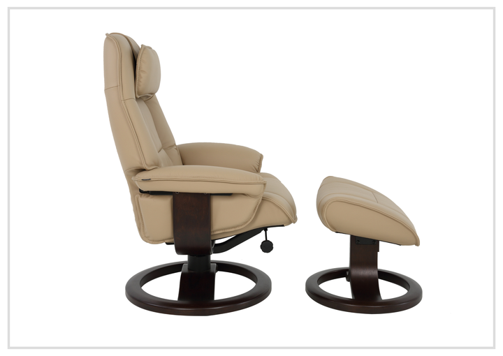 Admiral R Recliner Chair | Foot Stool | Swivel Base | Fjords