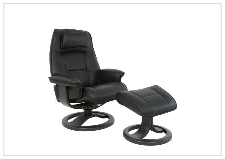 Admiral R Recliner Chair | Foot Stool | Swivel Base | Fjords