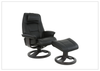 Admiral R Recliner Chair | Foot Stool | Swivel Base | Fjords