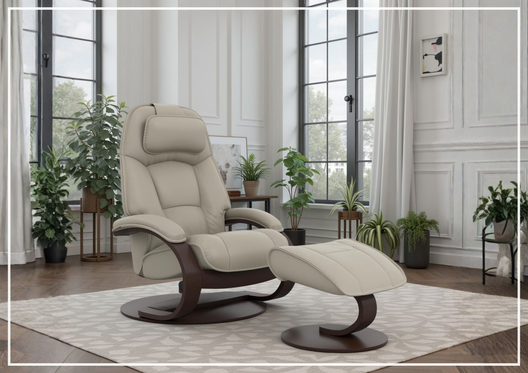 Admiral C Recliner Chair | Foot Stool | Swivel Base | Fjords