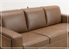 Alaves Queen Sleeper Sofa | 3-Seater | Brown Leather | Kathy Ireland-Jennihome