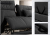 Klaussner Alessandro 3-Seater Leather Power Recliner Sofa