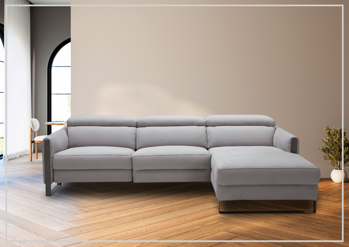 Gio Italia Alessio 3-Seater Premium Leather Sectional Sofa With Headrest-Jennihome