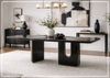 Alessio Wooden Dining Table | in Black | Klaussner - Jennihome