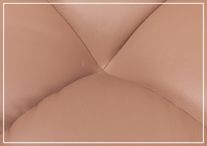 Altavion Leather Stationary Sofa | S-Spring Seat Construction | Klaussner