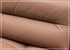 Altavion Leather Stationary Sofa | S-Spring Seat Construction | Klaussner