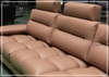Altavion Leather Stationary Sofa | S-Spring Seat Construction | Klaussner