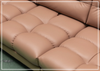 Altavion Leather Stationary Sofa | S-Spring Seat Construction | Klaussner