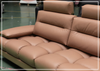 Altavion Leather Stationary Sofa | S-Spring Seat Construction | Klaussner