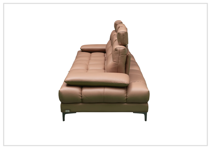 Altavion Leather Stationary Sofa | S-Spring Seat Construction | Klaussner