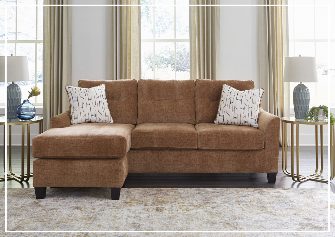 Gio Italia Ammonite Queen Sectional Sleeper Sofa With Chaise-Jennihome
