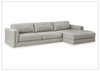 Gio Italia Arbona 2-Piece Leather Sectional Sofa With Chaise-Jennihome