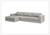 Gio Italia Arbona 2-Piece Leather Sectional Sofa With Chaise-Jennihome