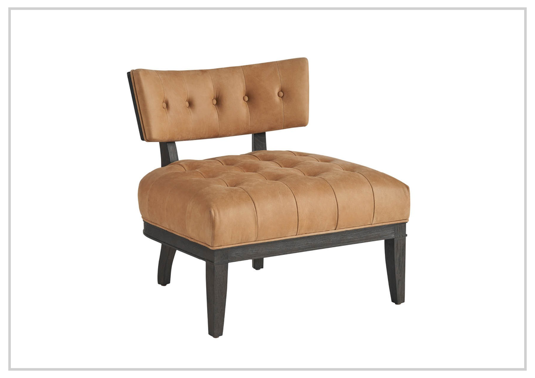Archie Leather Chair | Tufted Seats | Curved Back | Universal Furniture - Jennihome