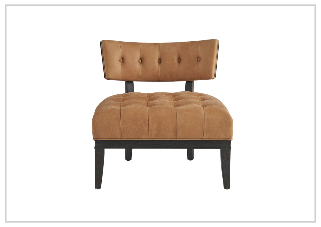 Archie Leather Chair | Tufted Seats | Curved Back | Universal Furniture - Jennihome