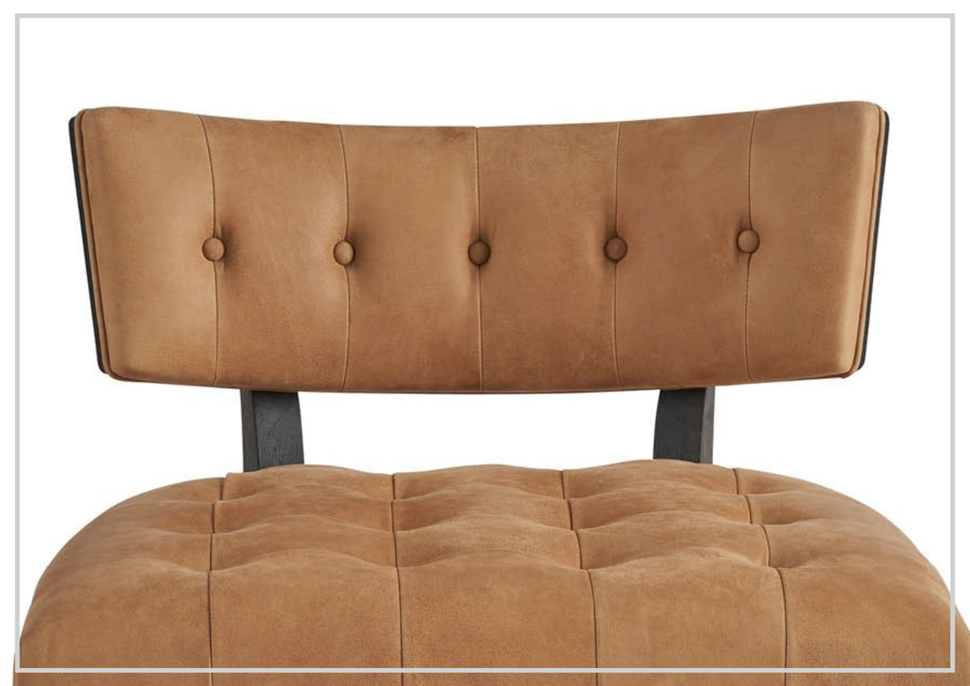 Archie Leather Chair | Tufted Seats | Curved Back | Universal Furniture - Jennihome