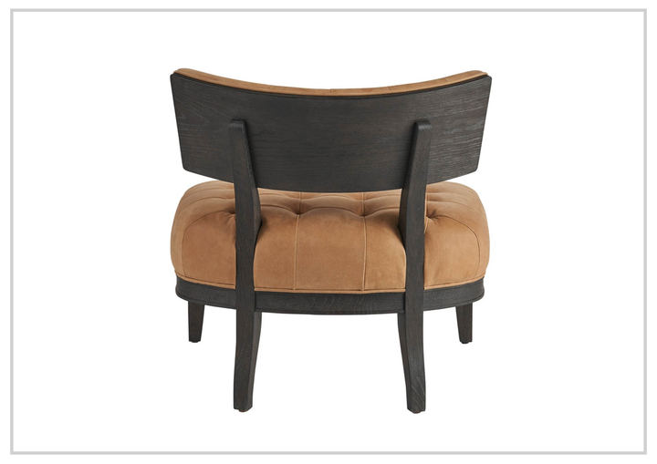 Archie Leather Chair | Tufted Seats | Curved Back | Universal Furniture - Jennihome
