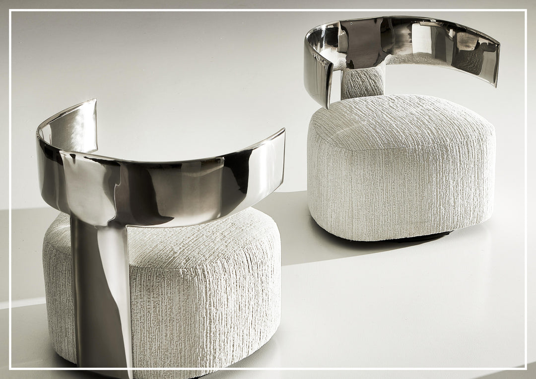 Ares Fabric Swivel Chair | Swivel Base | Shelter Arm | Bernhardt-Jennihome