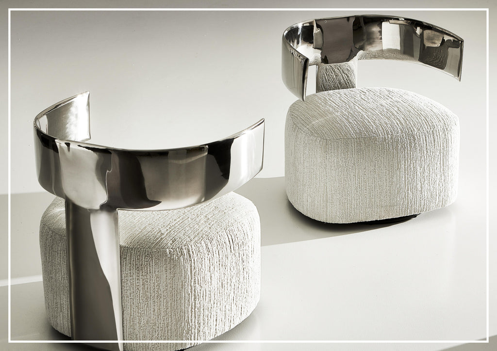 Ares Fabric Swivel Chair | Swivel Base | Shelter Arm | Bernhardt-Jennihome