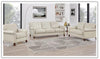 Laguna 3-Seater Leather Sofa with Elegant Rolled Arms