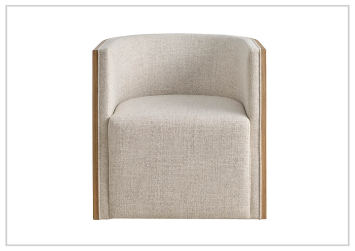 Universal Furniture Tanner Swivel Fabric Swivel Accent Chair with Skylark Finish-Jennihome