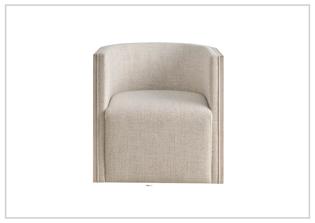 Universal Furniture Tanner Swivel Fabric Swivel Accent Chair with Skylark Finish-Jennihome