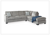 Gio Italia Aventri Full Sleeper Sectional with Chaise