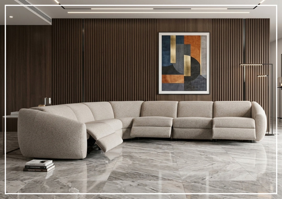 Avignon Fabric Motion Sectional Sofa | Power Headrest | Bernhardt-Jennihome