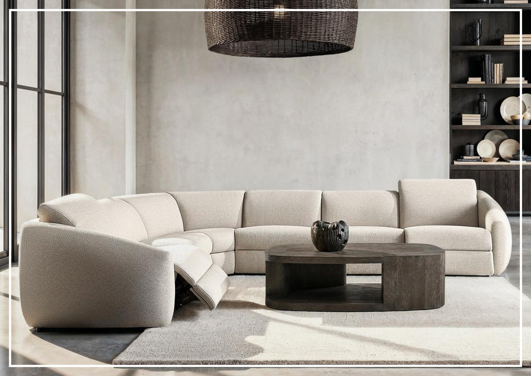 Avignon Fabric Motion Sectional Sofa | Power Headrest | Bernhardt-Jennihome