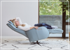 Axel Leather Power Recliner Chair | Swivel Glider Base | Fjords
