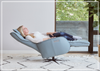Axel Leather Power Recliner Chair | Swivel Glider Base | Fjords
