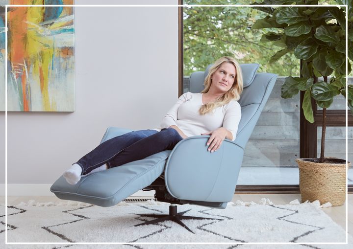 Axel Leather Power Recliner Chair | Swivel Glider Base | Fjords