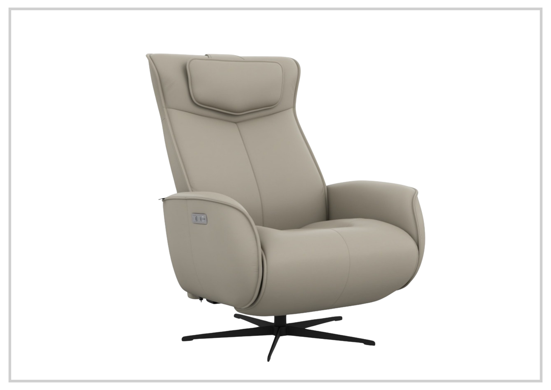 Axel Leather Power Recliner Chair | Swivel Glider Base | Fjords